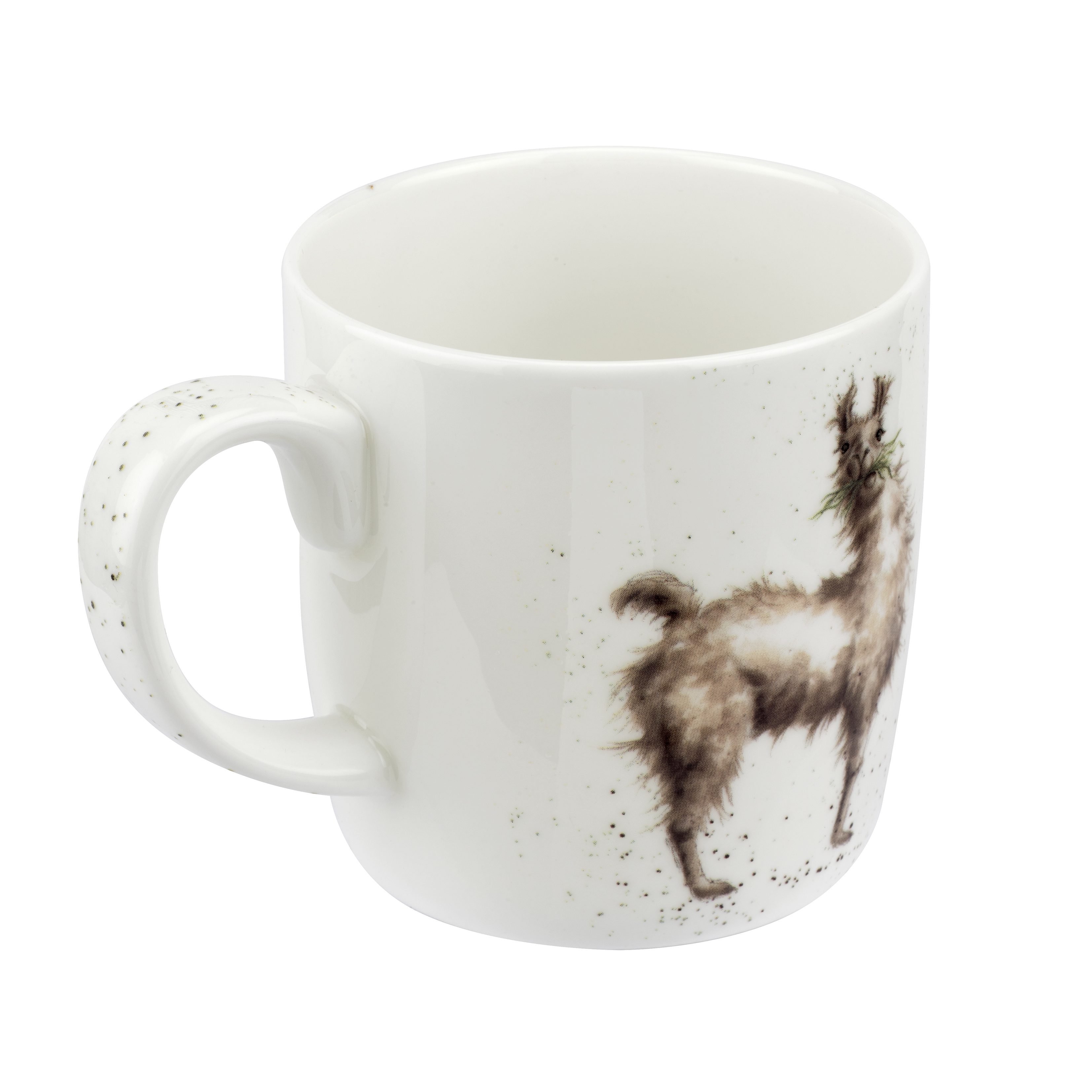 Wrendale Designs Because I'm Worth It 14 fl.oz. Mug, Llama image number null